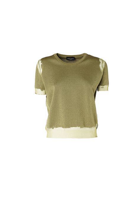 T-shirt boxy devorè ROBERTO COLLINA | T- Shirt | T23021T2324